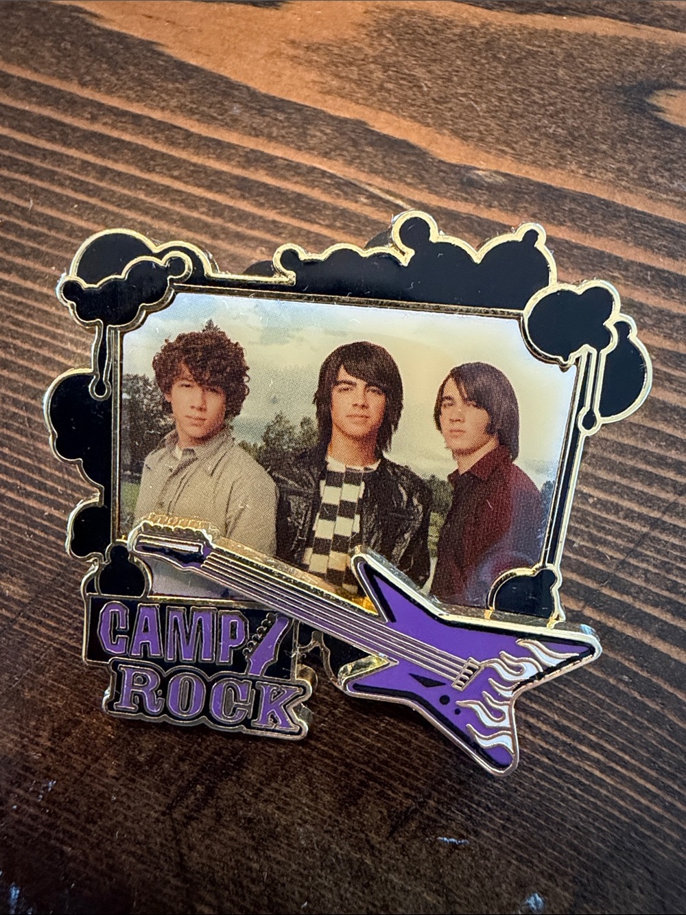 Vintage 2008 Disney Camp Rock Jonas Brothers Trading Pin RARE